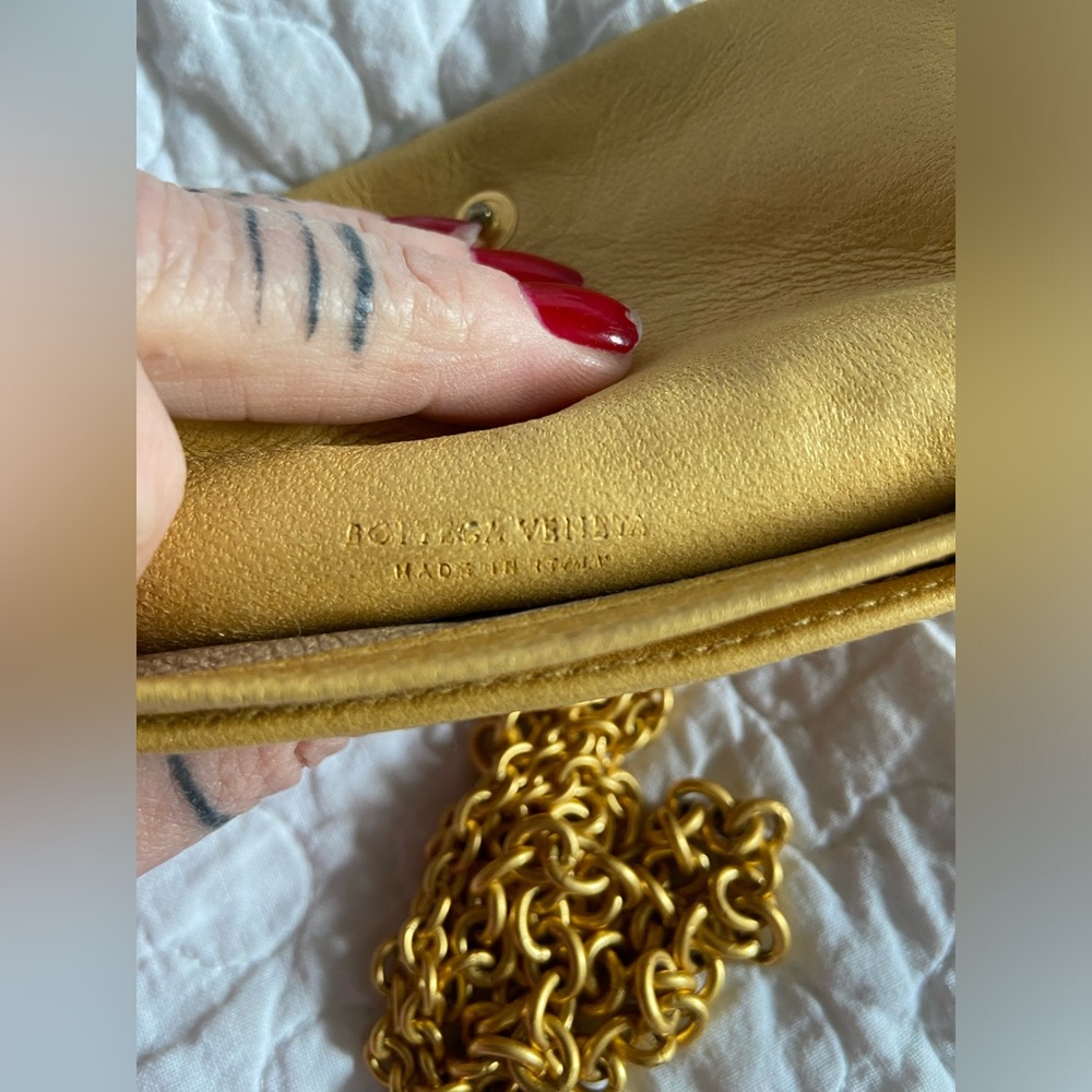 Bottega Veneta Gold Gilt Change Purse - Picture 16 of 16